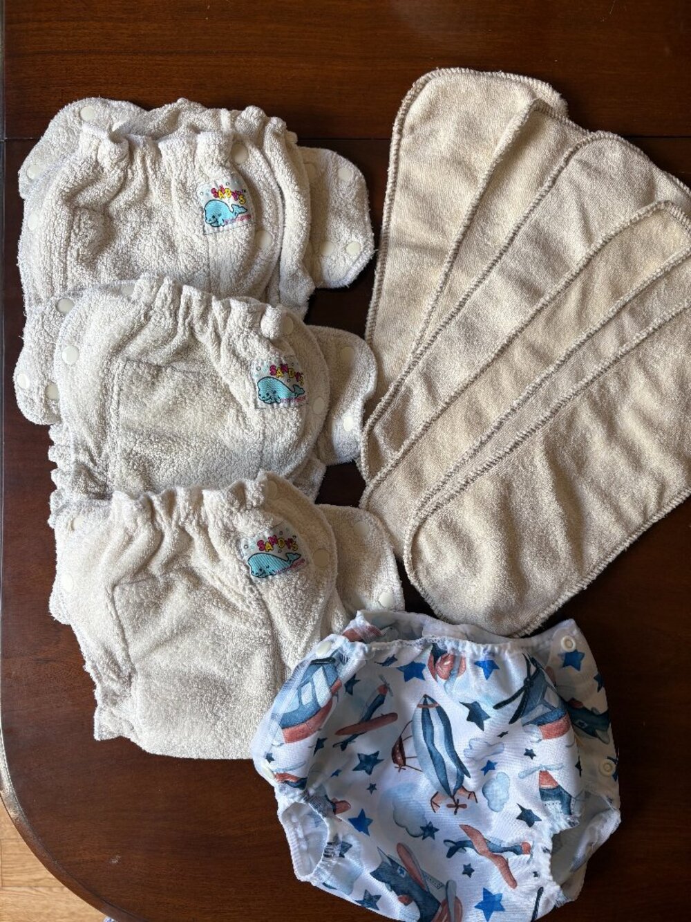 Mother-ease Sandy's cloth diapers 8-20 lbs